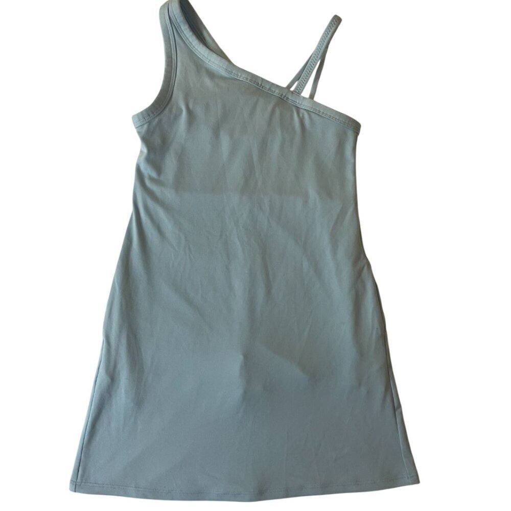 All in Motion Girls S 6/7 Light Blue Asymmetrical Active Dress.